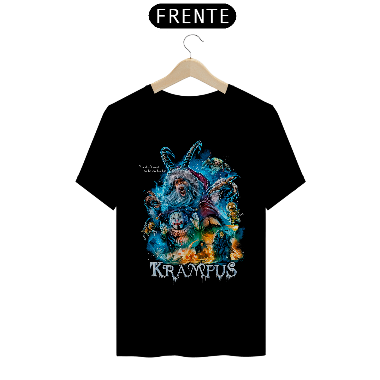 Nome do produto: Camiseta Krampus Estampa 2# Filme Terror 