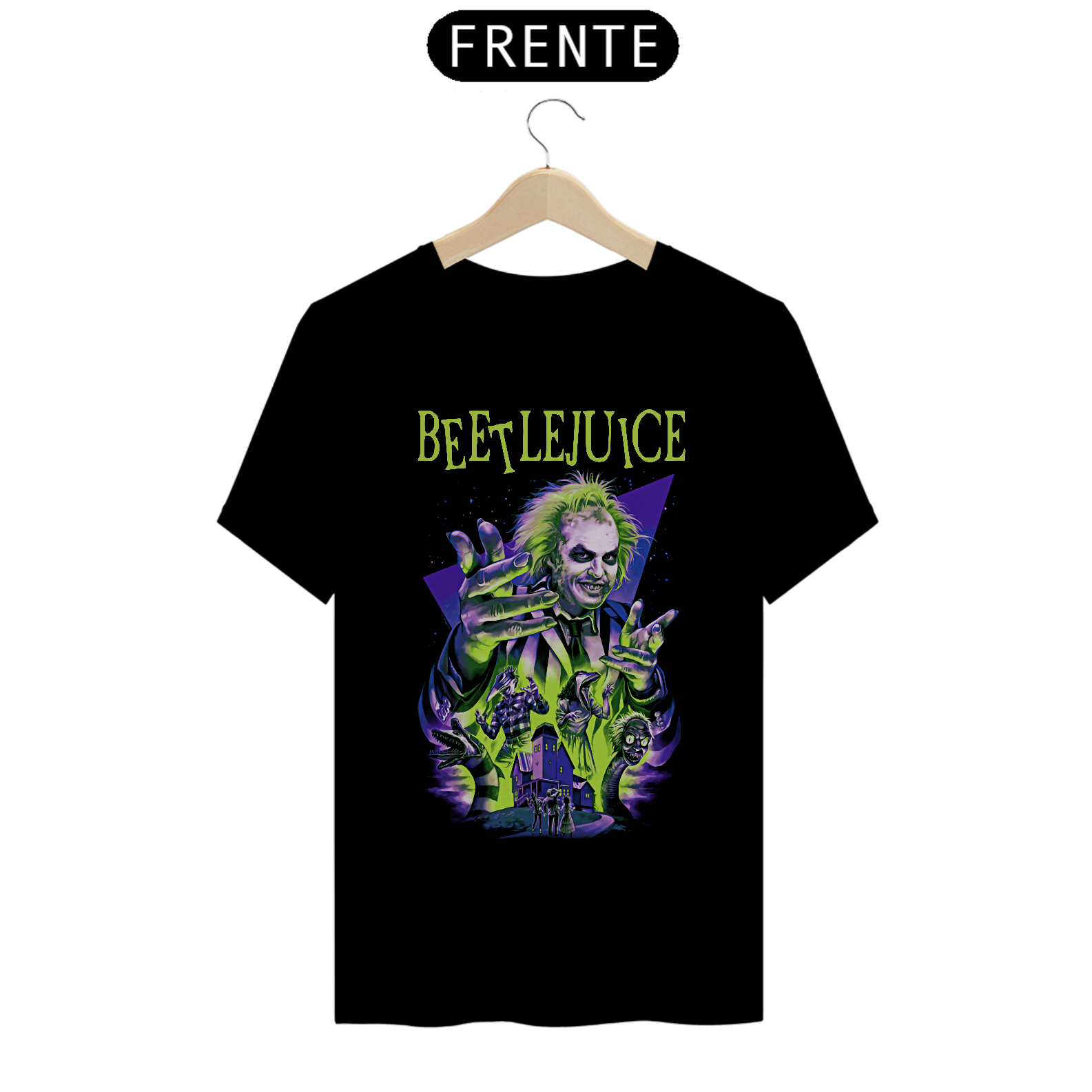 Nome do produto: Camiseta Beetlejuice Filme Estampa Filme
