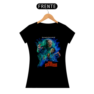 Camiseta Feminina Pague para Entrar, Reze para Sair Estampa Filme Terror