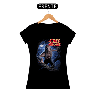 Camiseta Feminina Uivo do Lobisomem | Estampa Banda Ozzy Osbourne | Rock