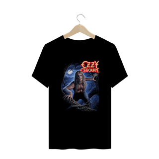 Camiseta Plus Size Uivo do Lobisomem | Estampa Banda Ozzy Osbourne | Rock