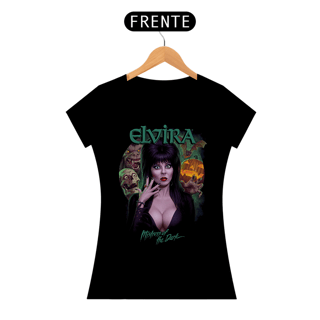 Camiseta Feminina Elvira – Rainha das Trevas Estampa Filme Terror