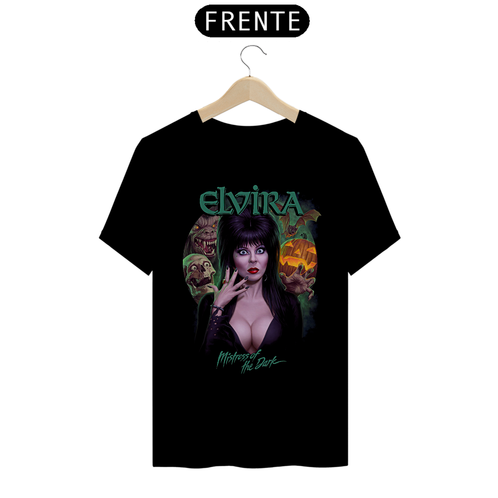 Camiseta Elvira – Rainha das Trevas Estampa Filme Terror