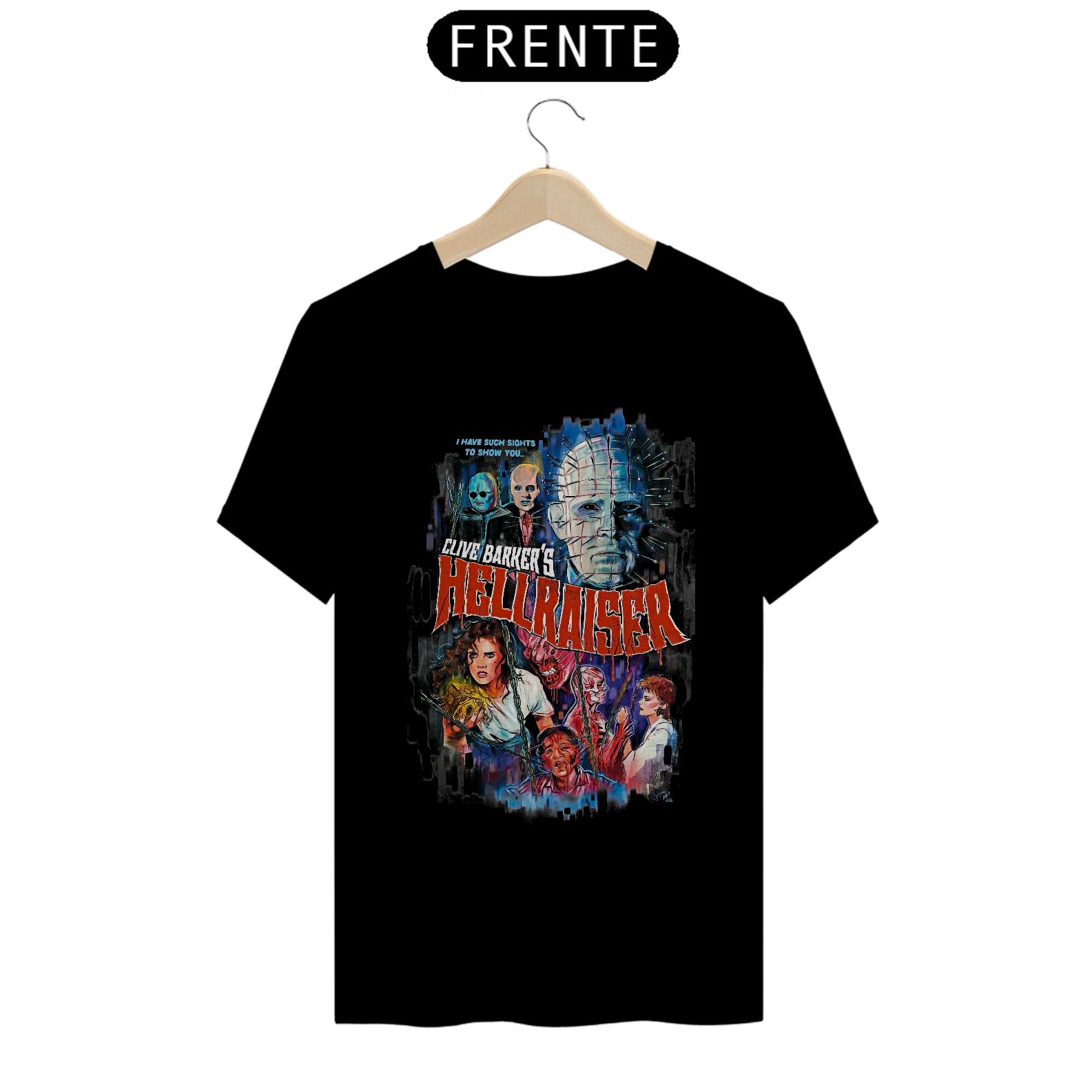 Camiseta Hellraiser Estampa Filme Terror