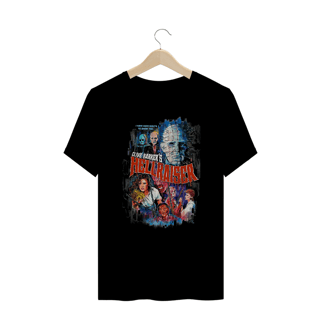 Camiseta Plus Size Hellraiser Estampa Filme Terror