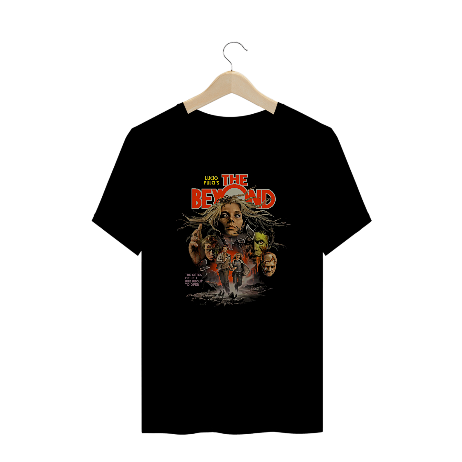 Camiseta Plus Size Terror nas Trevas Estampa Filme Terror