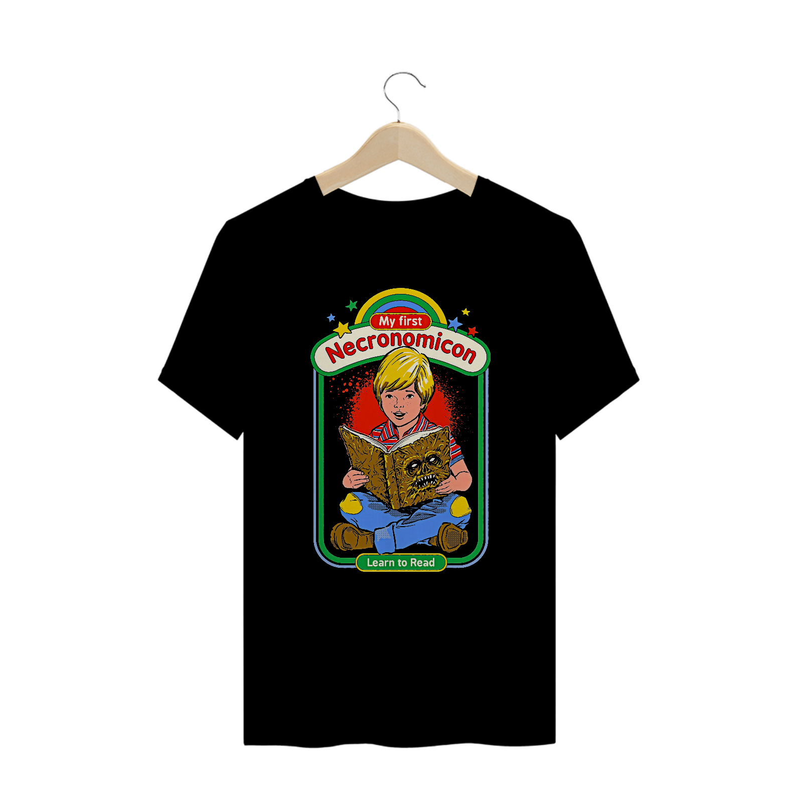 Camiseta Plus Size Meu primeiro Necronomicon