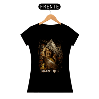 Camiseta Feminina Terror em Silent Hill Estampa Filme Terror