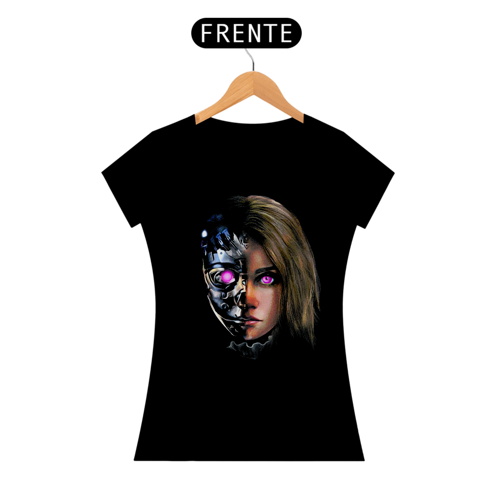 Camiseta Feminina Megan 2.0 Estampa Filme Terror