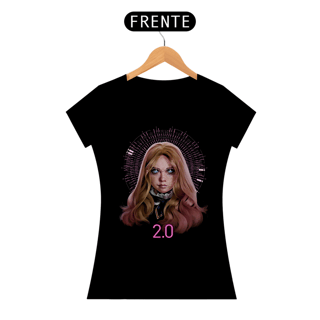 Camiseta Feminina M3GAN 2.0 Estampa Filme Terror