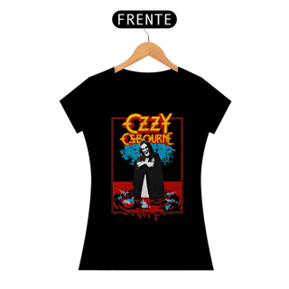 Camiseta Feminina Batismo de Sangue | Estampa Banda Ozzy Osbourne | Rock