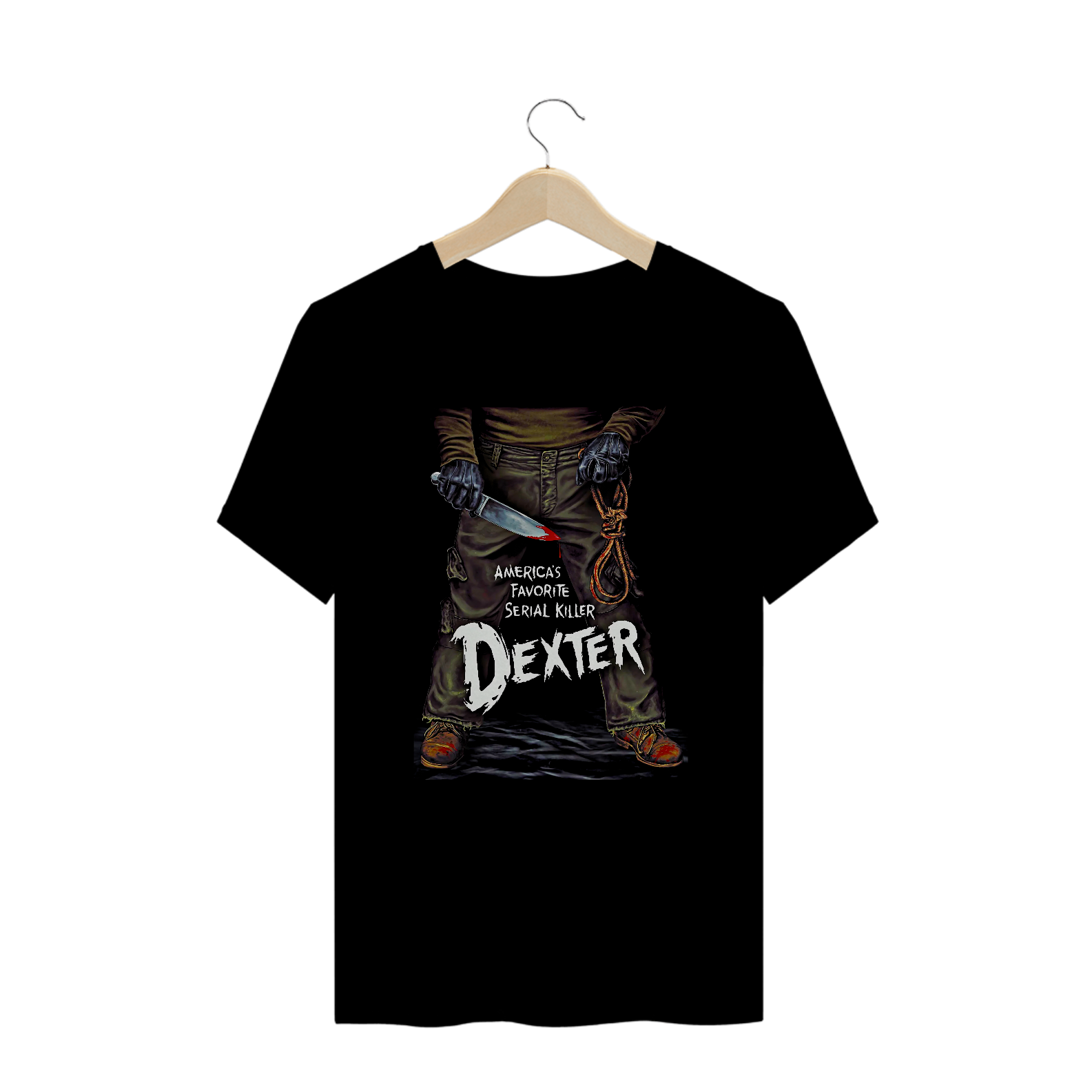 Camiseta Plus Size Dexter Alter-Ego Estampa Filme Terror