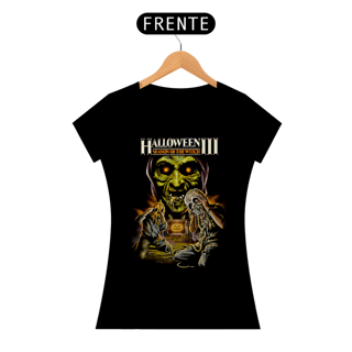 Camiseta Feminina Halloween III Estampa Filme Terror