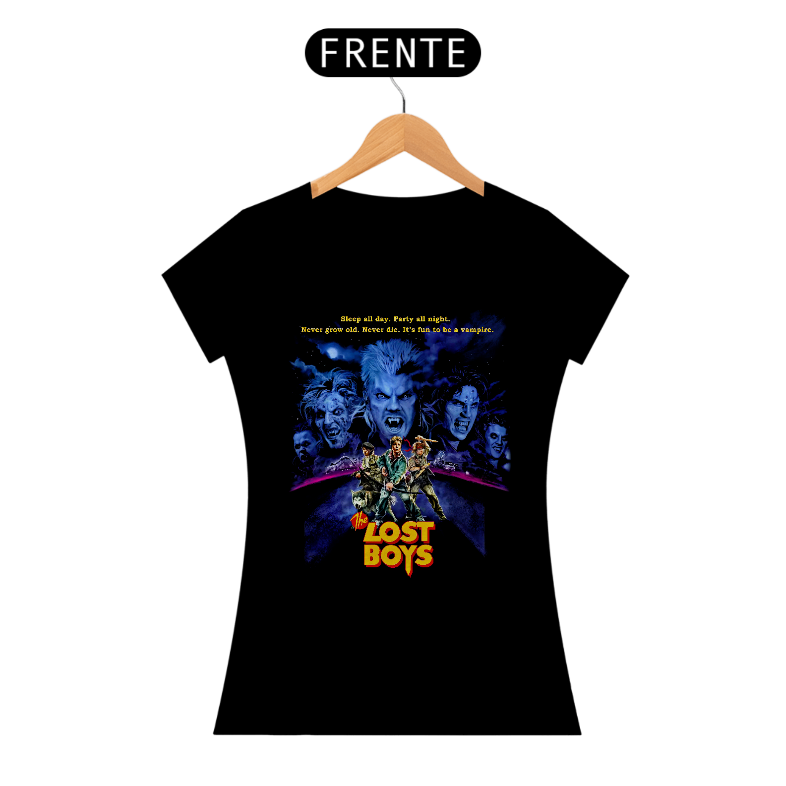 Camiseta Feminina Os garotos perdidos Filme Terror