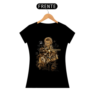 Camiseta Feminina Labirinto - A Magia do Tempo Estampa Filme David Bowie