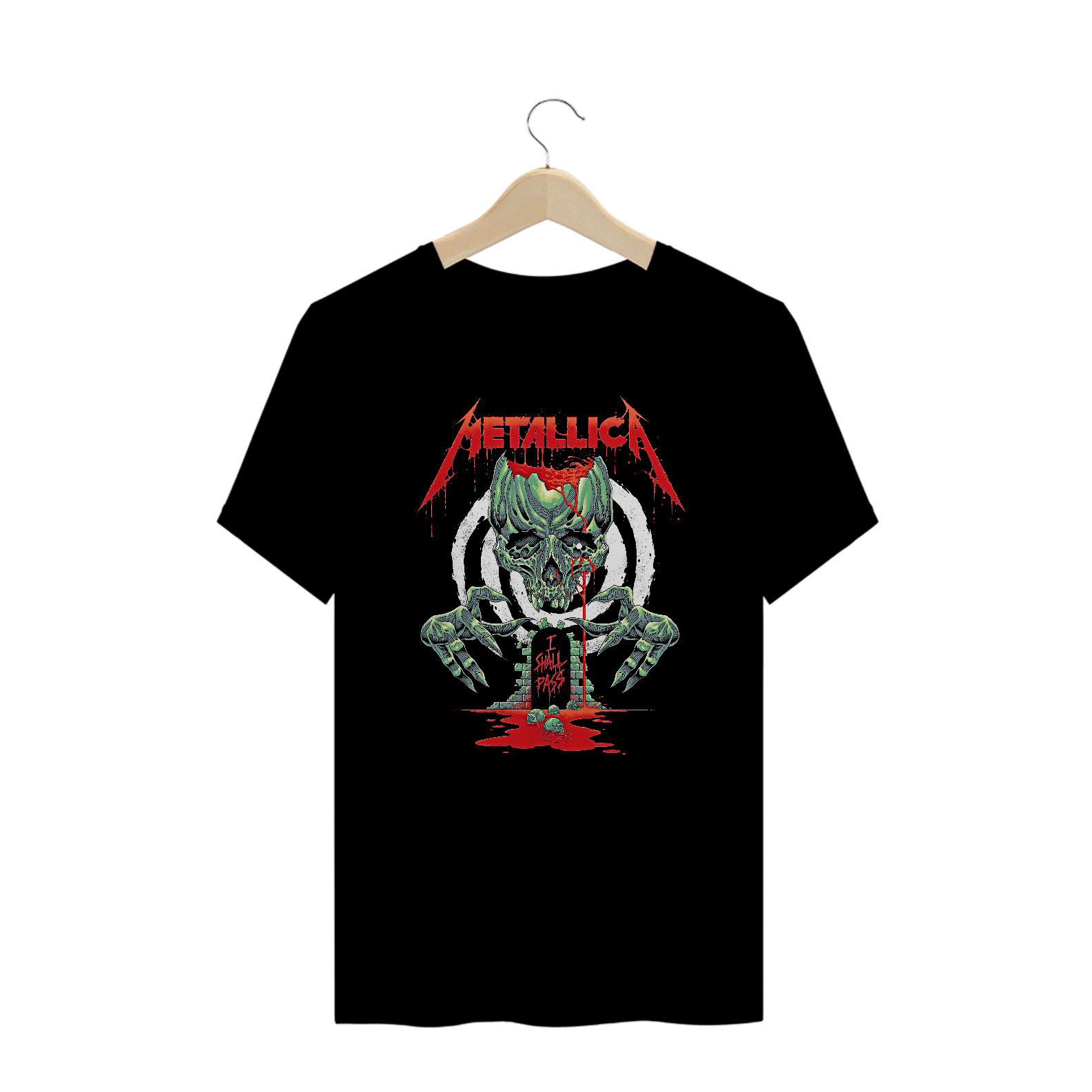 Camiseta Plus Size Creeping Death | Estampa Banda Metallica | Rock