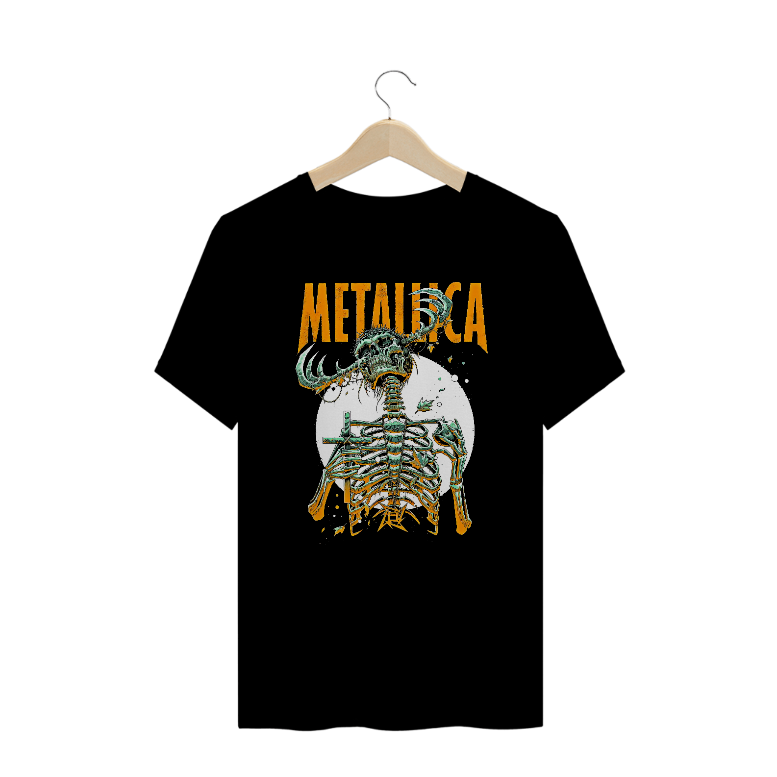 Camiseta Plus Size Until It Sleeps | Estampa Banda Metallica | Rock