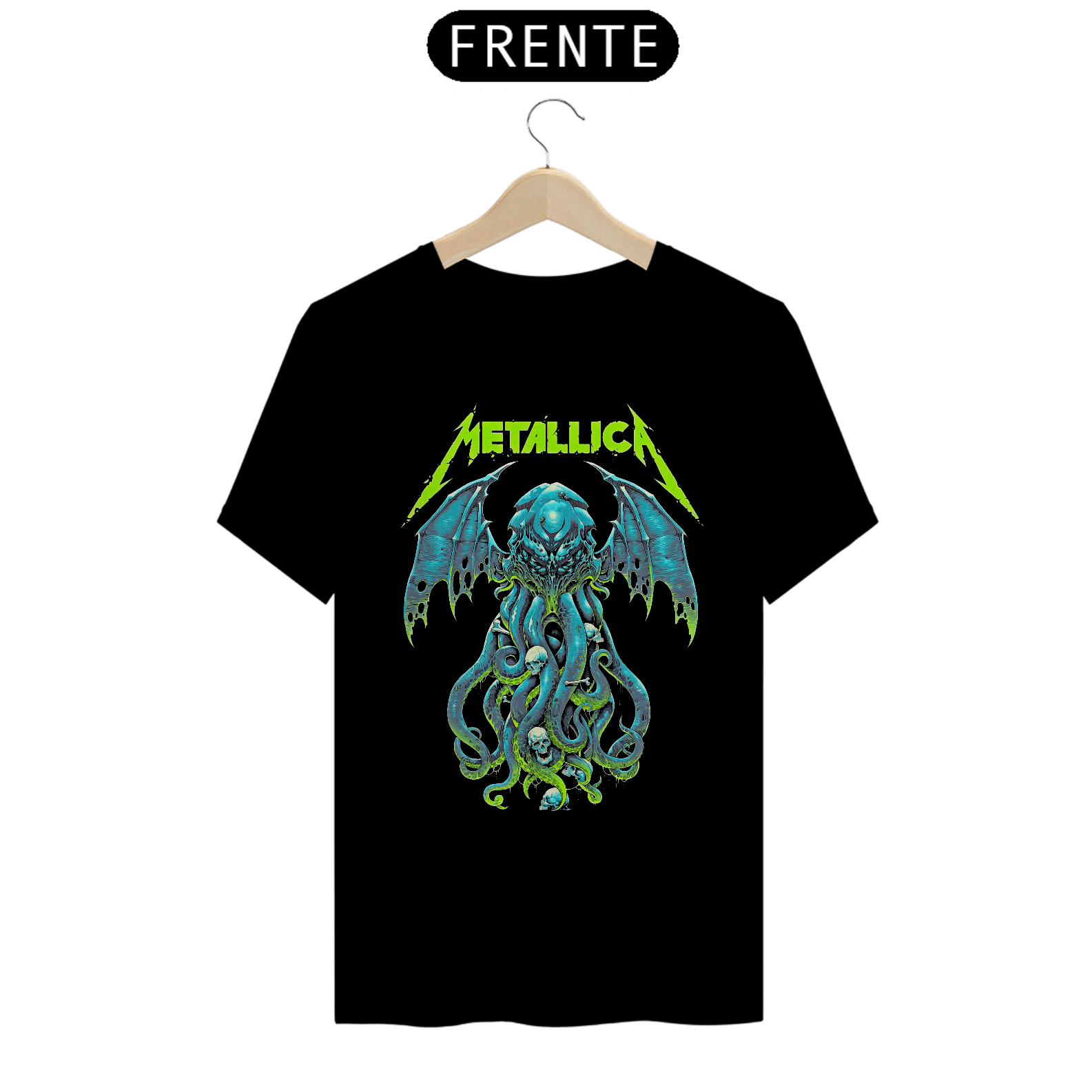 Camiseta The Call of Ktulu | Estampa Banda Metallica | Rock