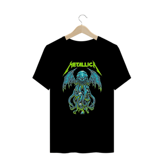Camiseta Plus Size The Call of Ktulu | Estampa Banda Metallica | Rock