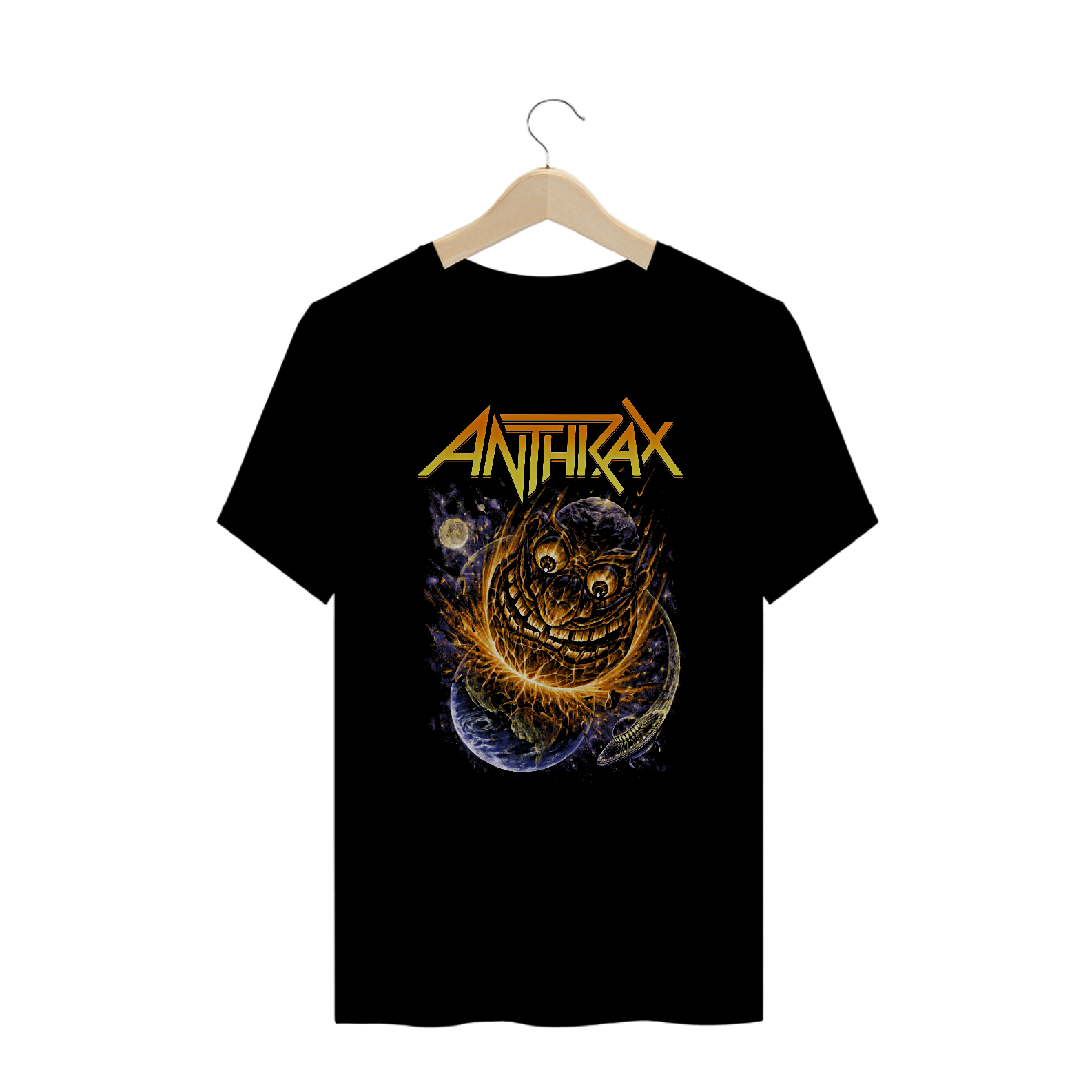Camiseta Plus Size Anthrax Estampa Banda | ROCK