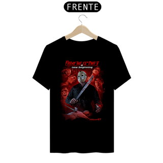 Camiseta Sexta-Feira 13 Parte 5: Um Novo Começo Estampa Filme Terror