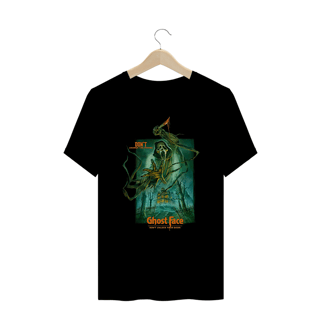 Camiseta Plus Size Não atenda o Telefone Estampa Pânico Filme Terror