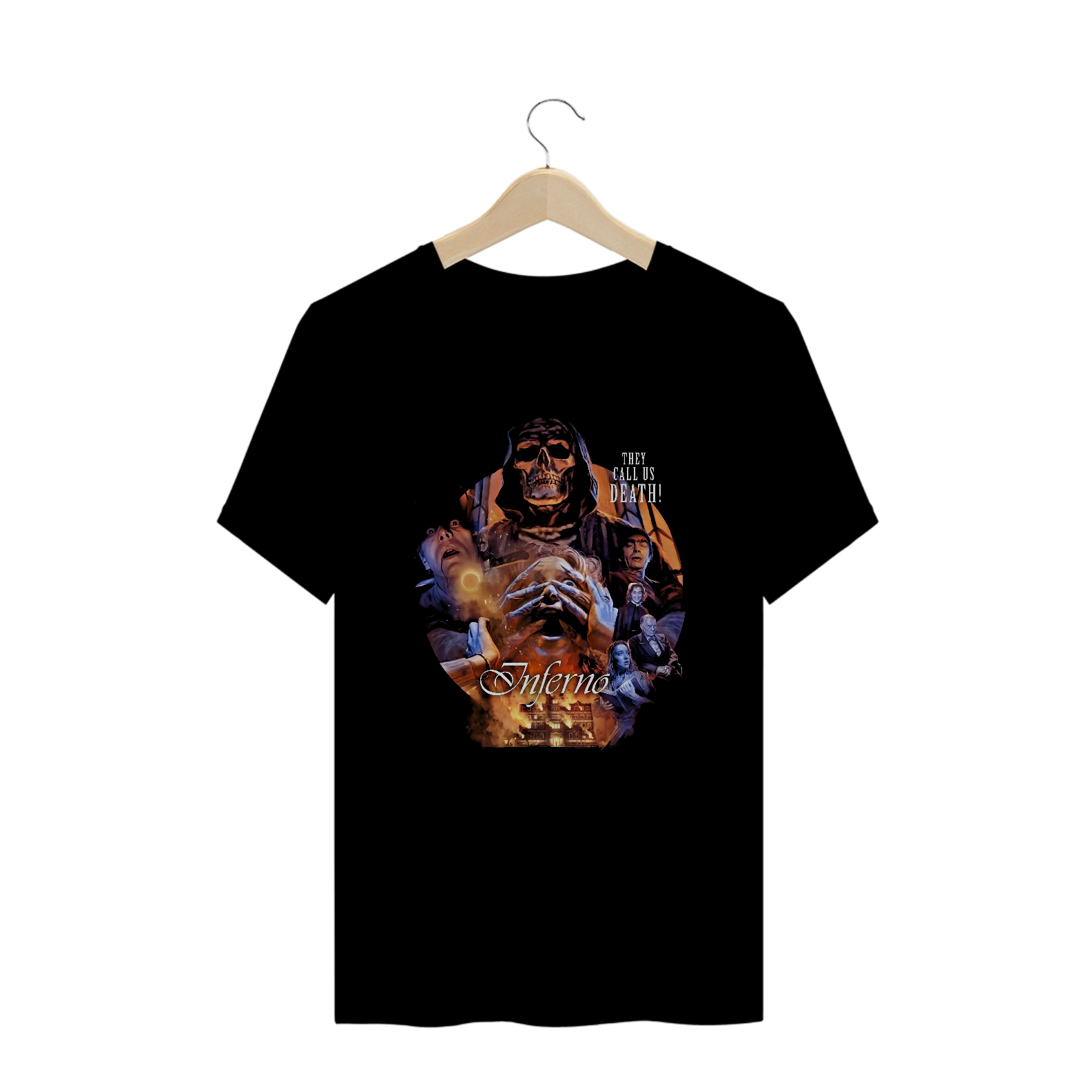 Camiseta Plus Size A Mansão do Inferno Estampa Filme Terror