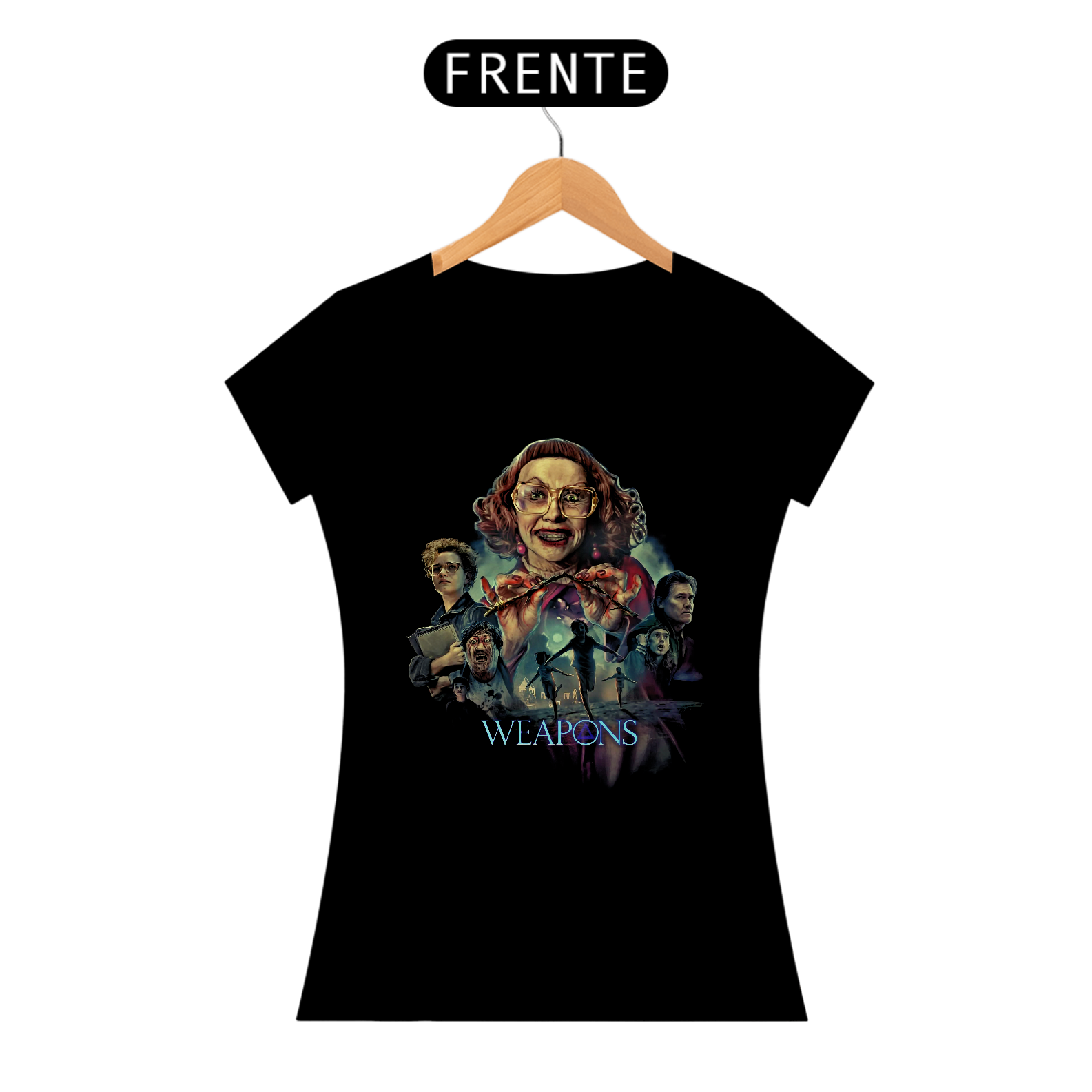 Camiseta Feminina A Hora do Mal Estampa Filme Terror
