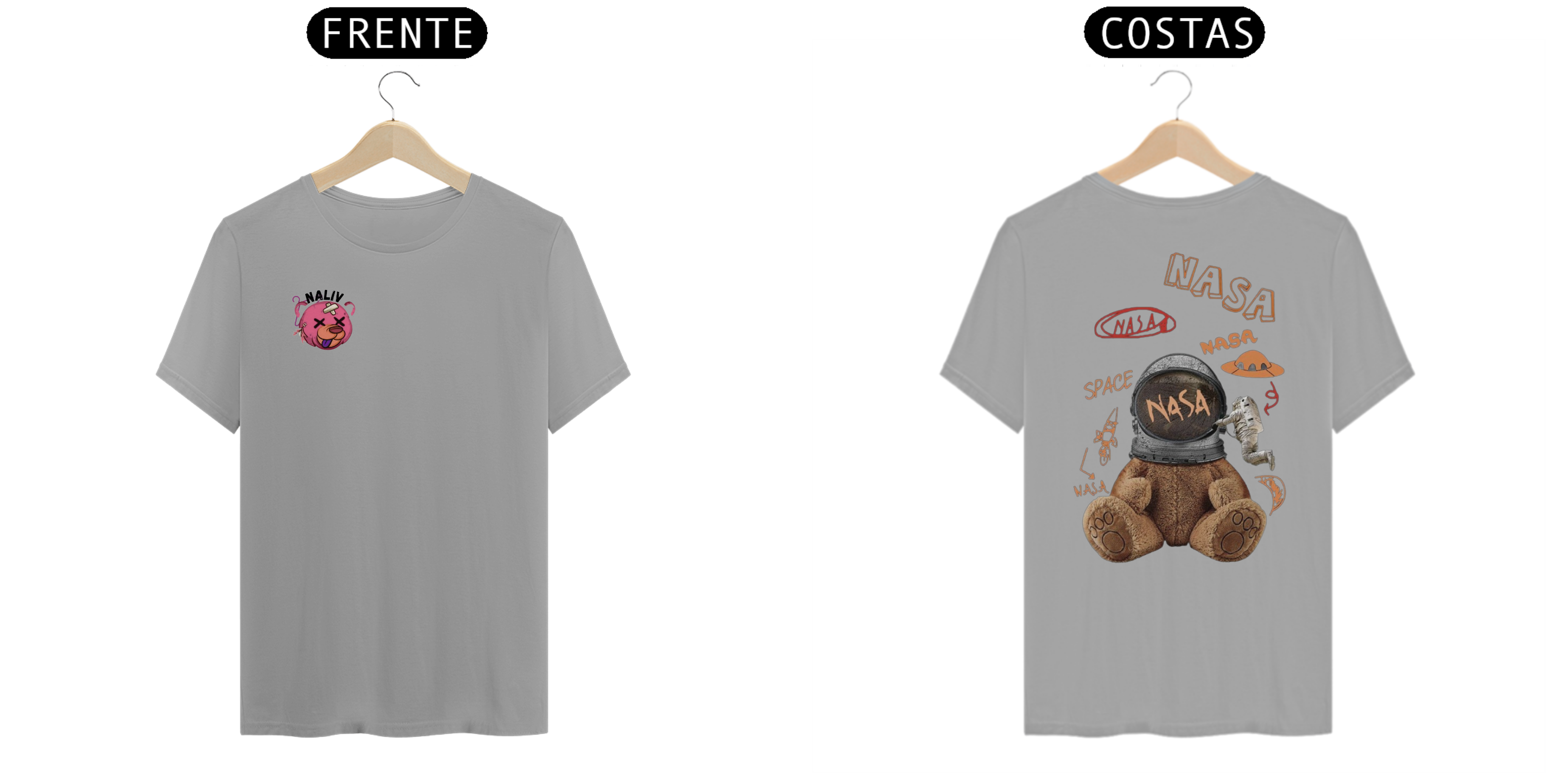 Nome do produto: Camiseta Urso Nasa - BY:NALIV
