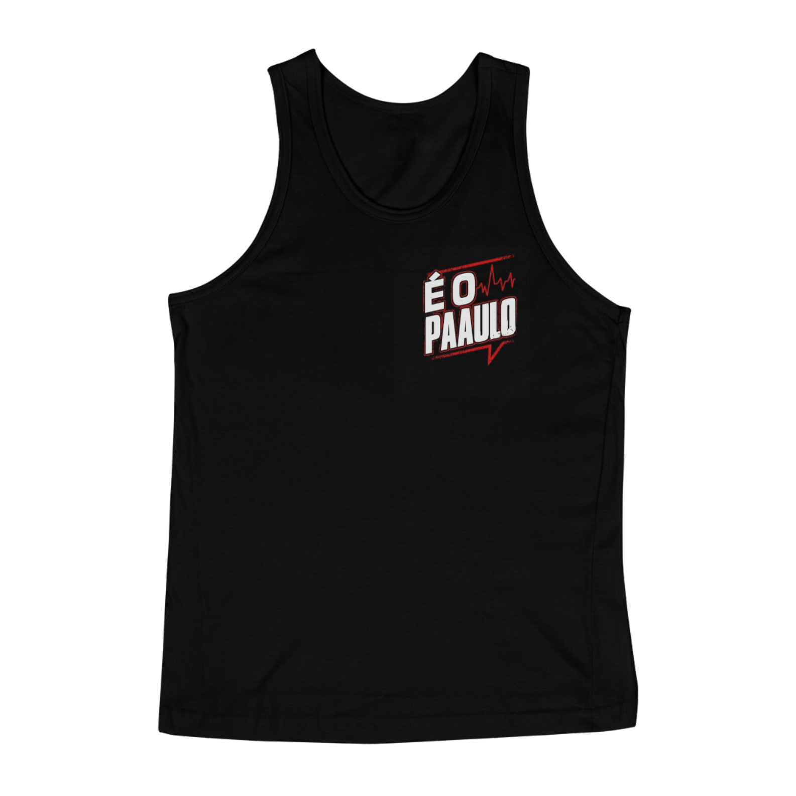 Nome do produto: Regata preta - masculina  É o paulo