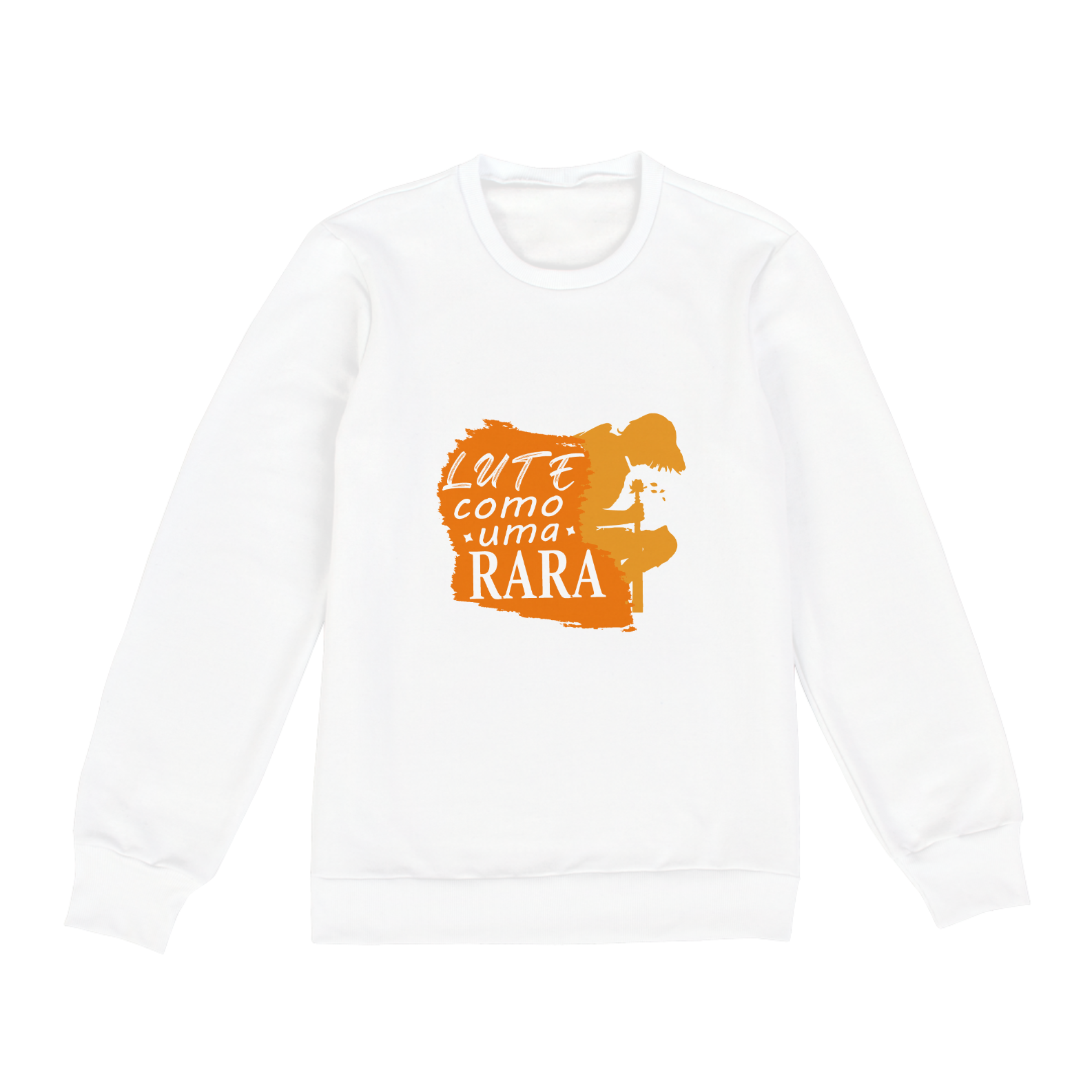 Nome do produto: Lute como uma rara -- Manga Longa Branca