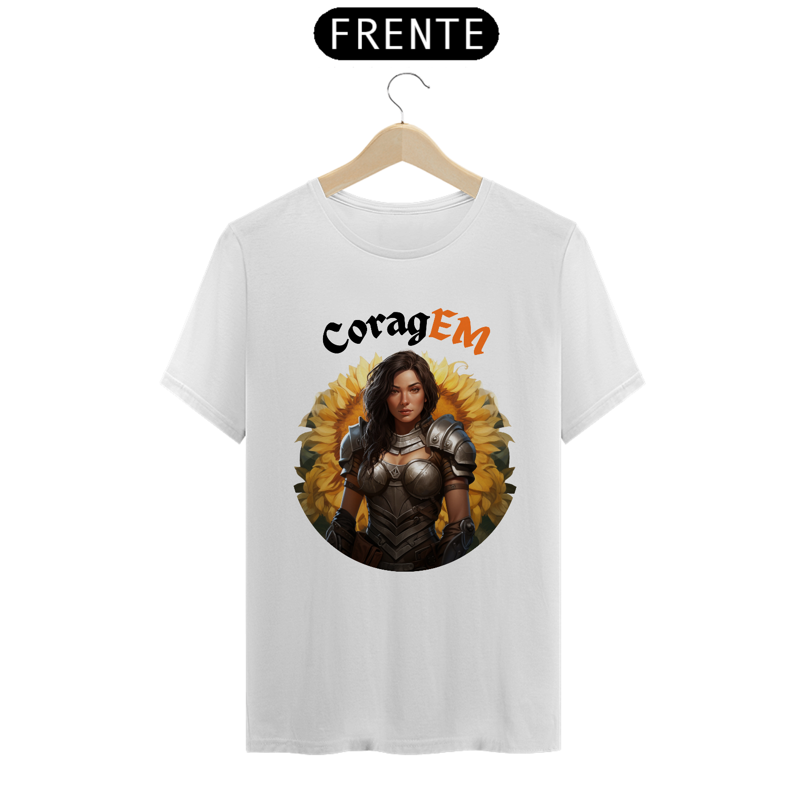 Nome do produto: CoragEM -- Tradicional V2 Feminina Branca