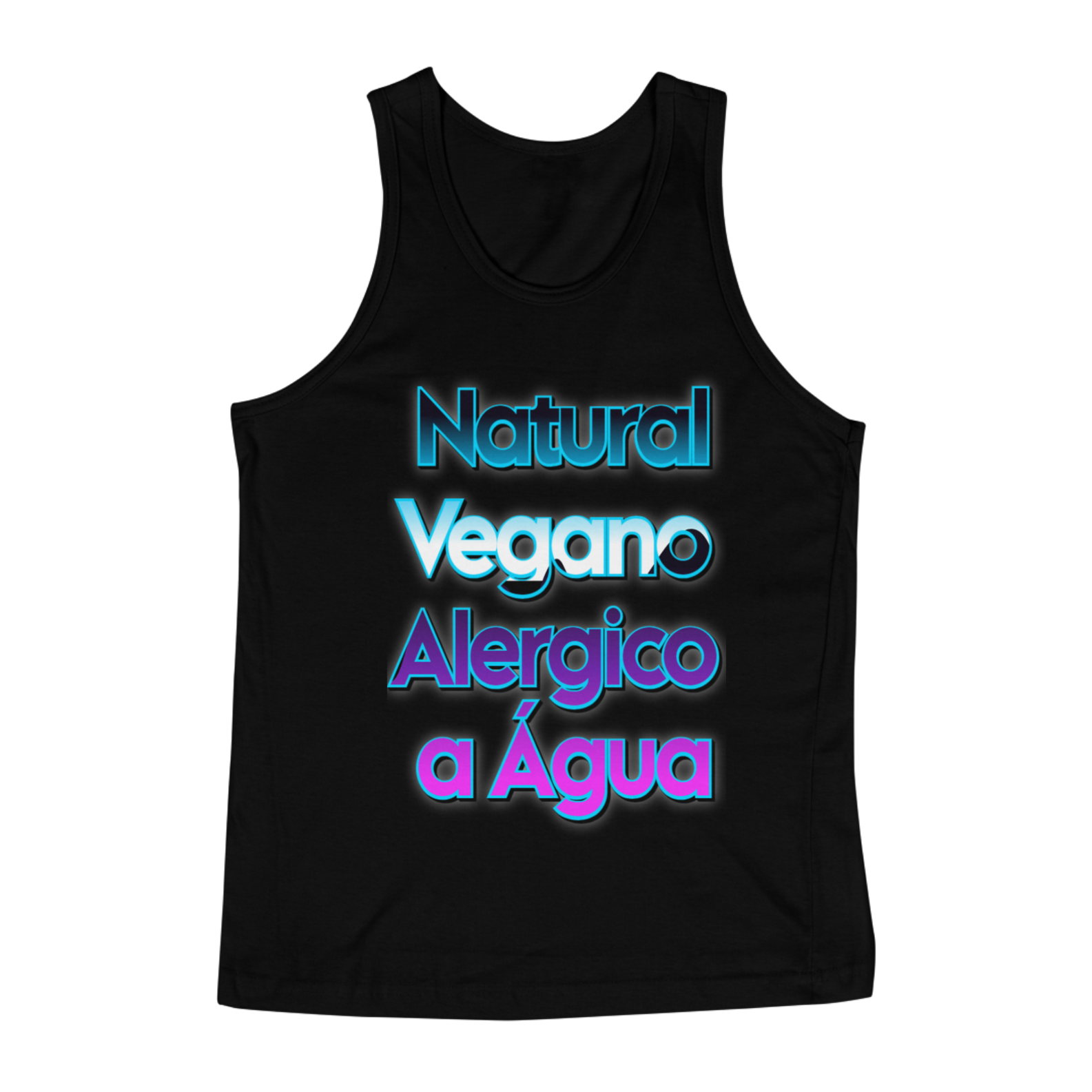 Nome do produto: Regata Natural Vegano alérgico agua