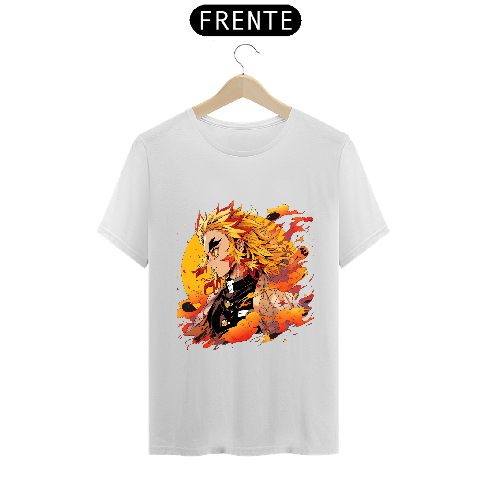 Nome do produto: Camiseta Demon slayer Rengoku