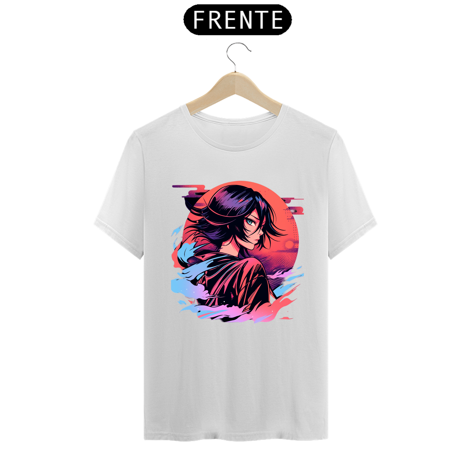 Nome do produto: Camiseta Rukia Kuchiki