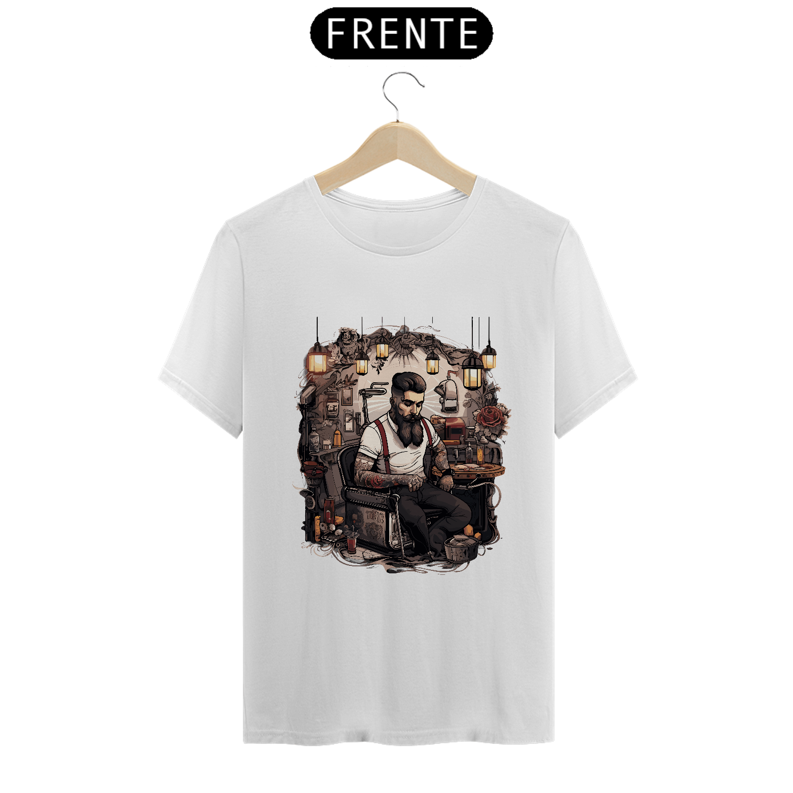 Nome do produto: Camiseta Barbeiro Style 