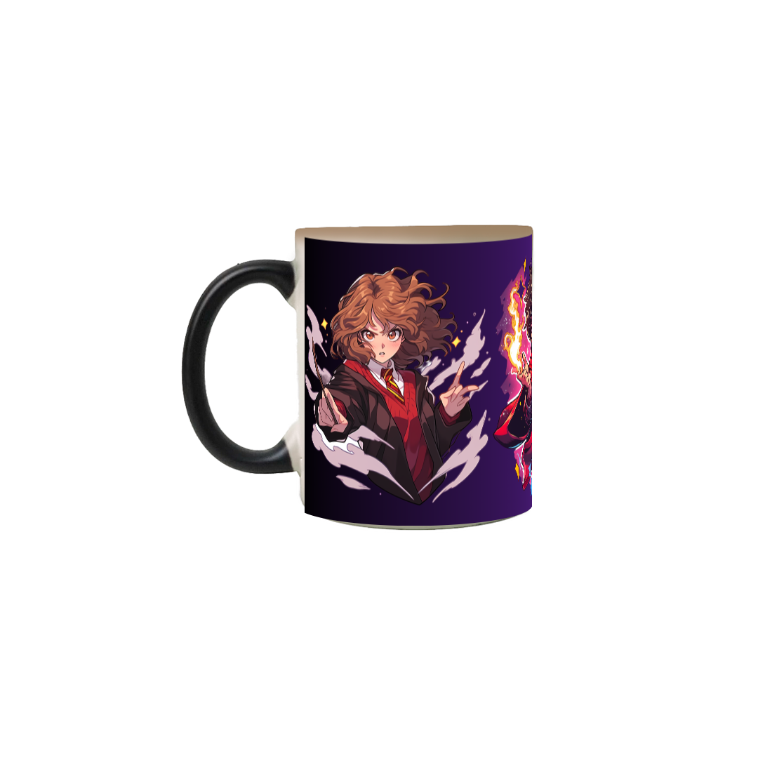Nome do produto: Caneca Mágica Harry Potter Hermione Ron Weasley
