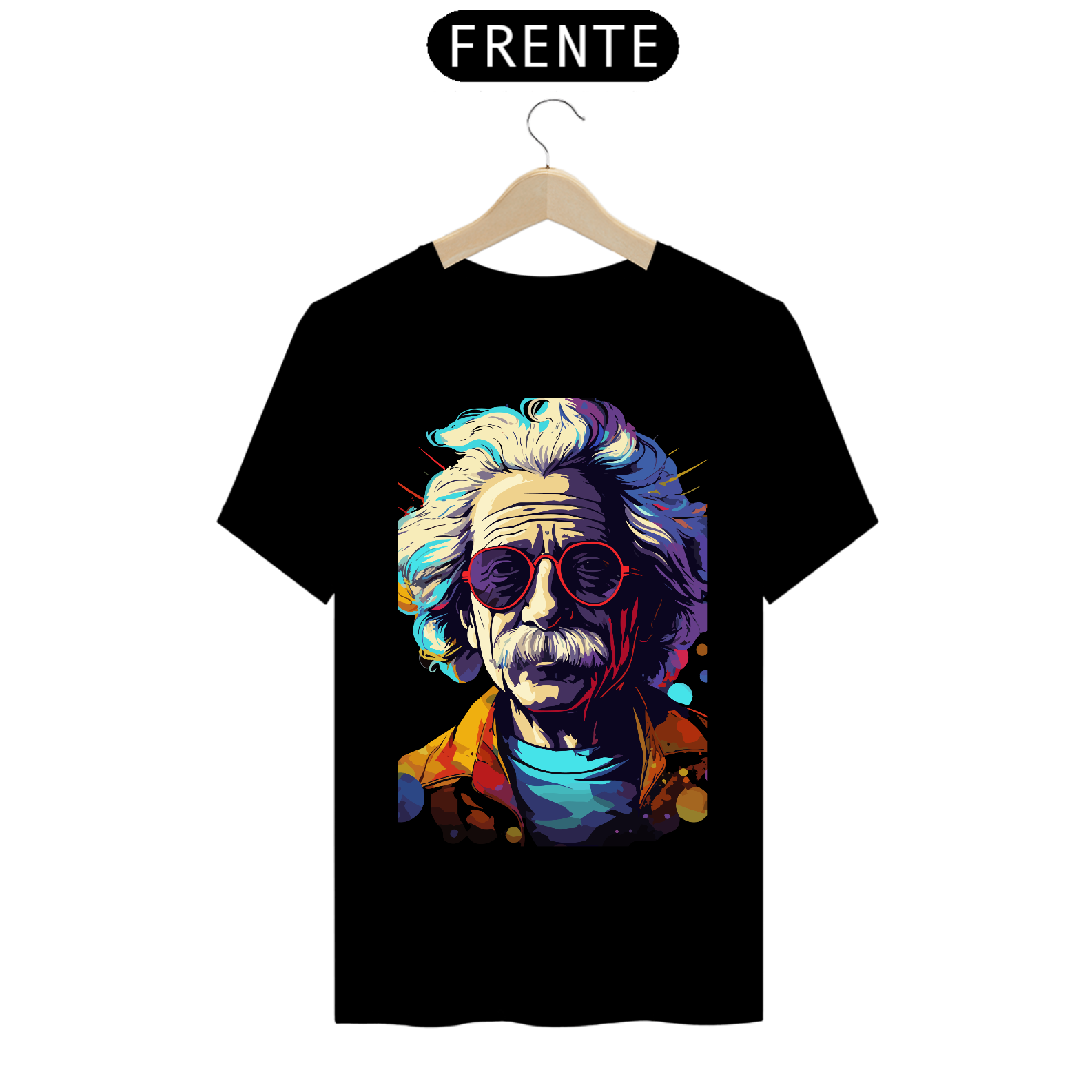 Nome do produto: Camiseta Albert einstein Casa Do Nerd