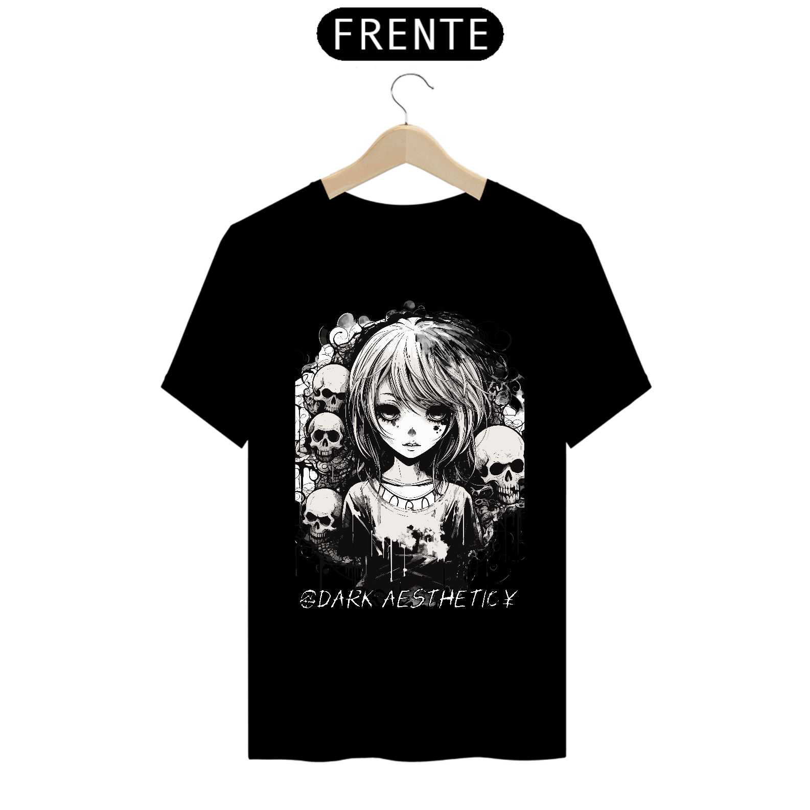 Nome do produto: Camiseta Girl Dark