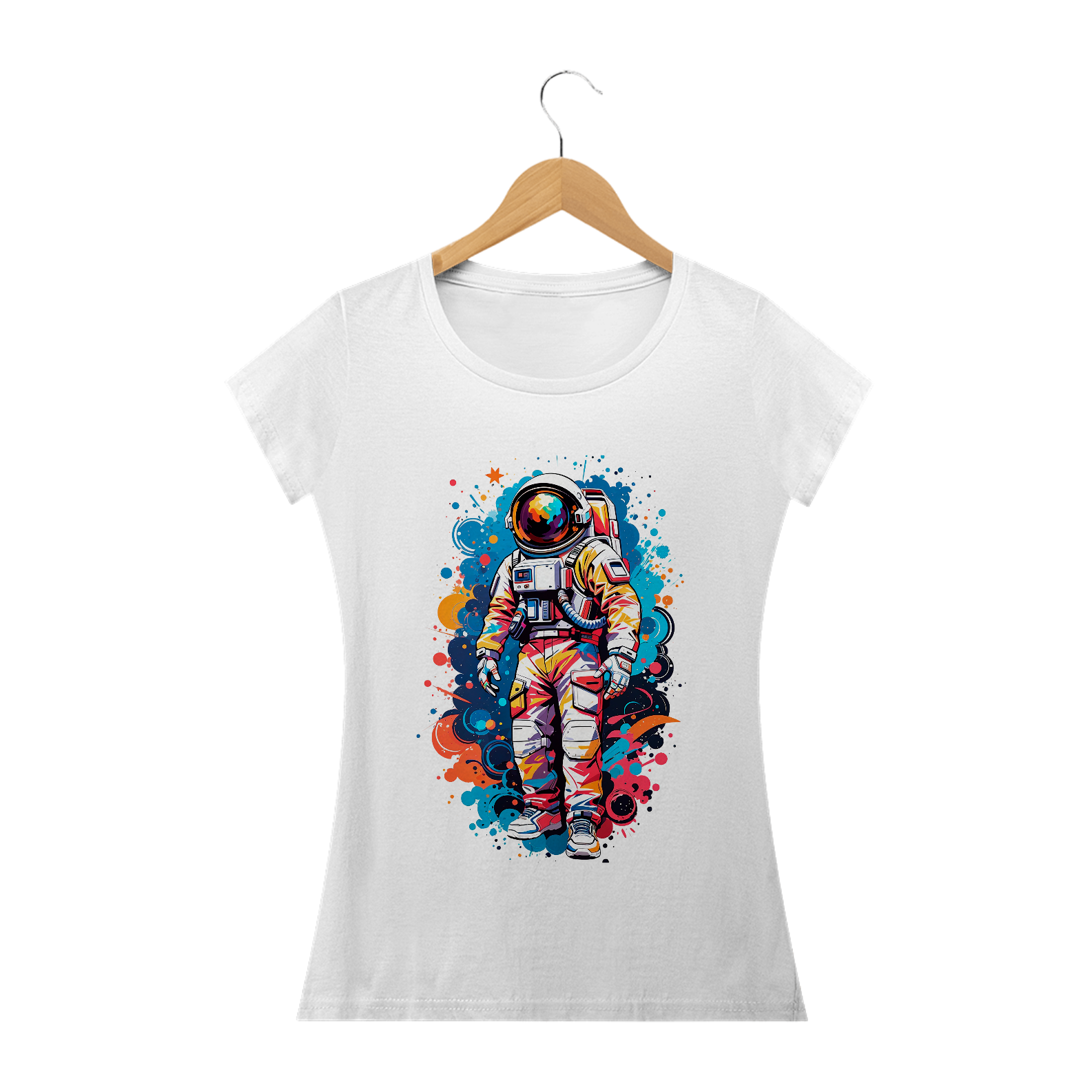 Nome do produto: 0000008 - Baby Long Grafitti Art 008 Astronauta