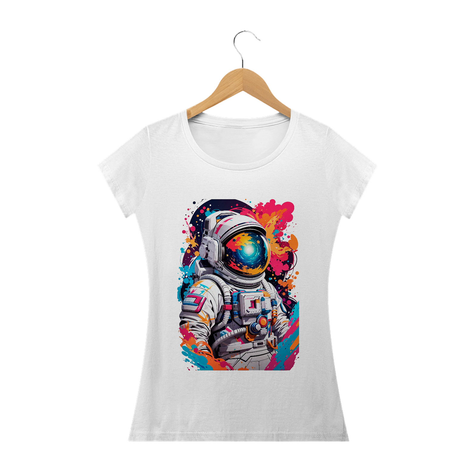 Nome do produto: 0000014 - Baby Long Grafitti Art 014 Astronauta
