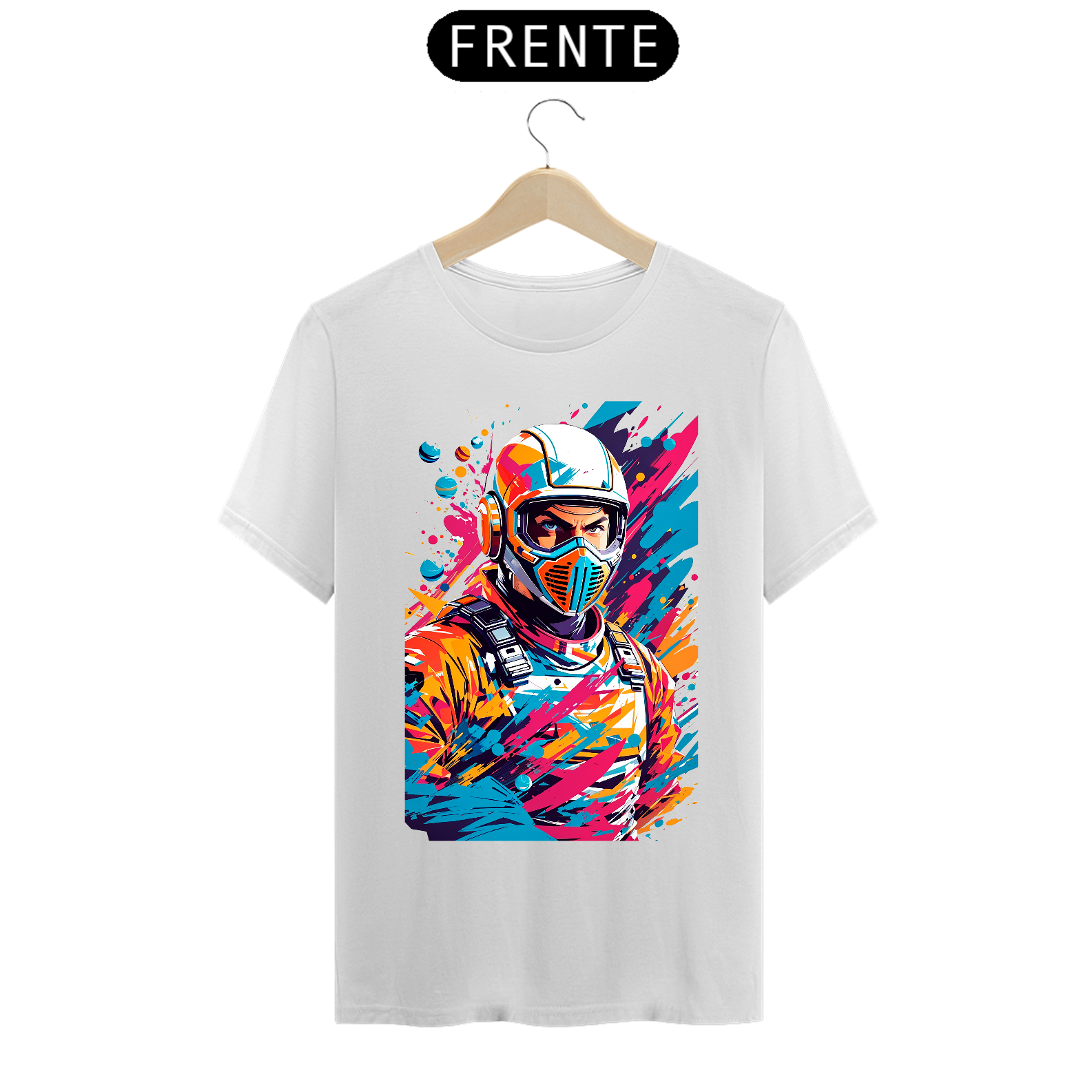 Nome do produto: 0000028 - T-Shirt Grafitti Art 007 Motocross