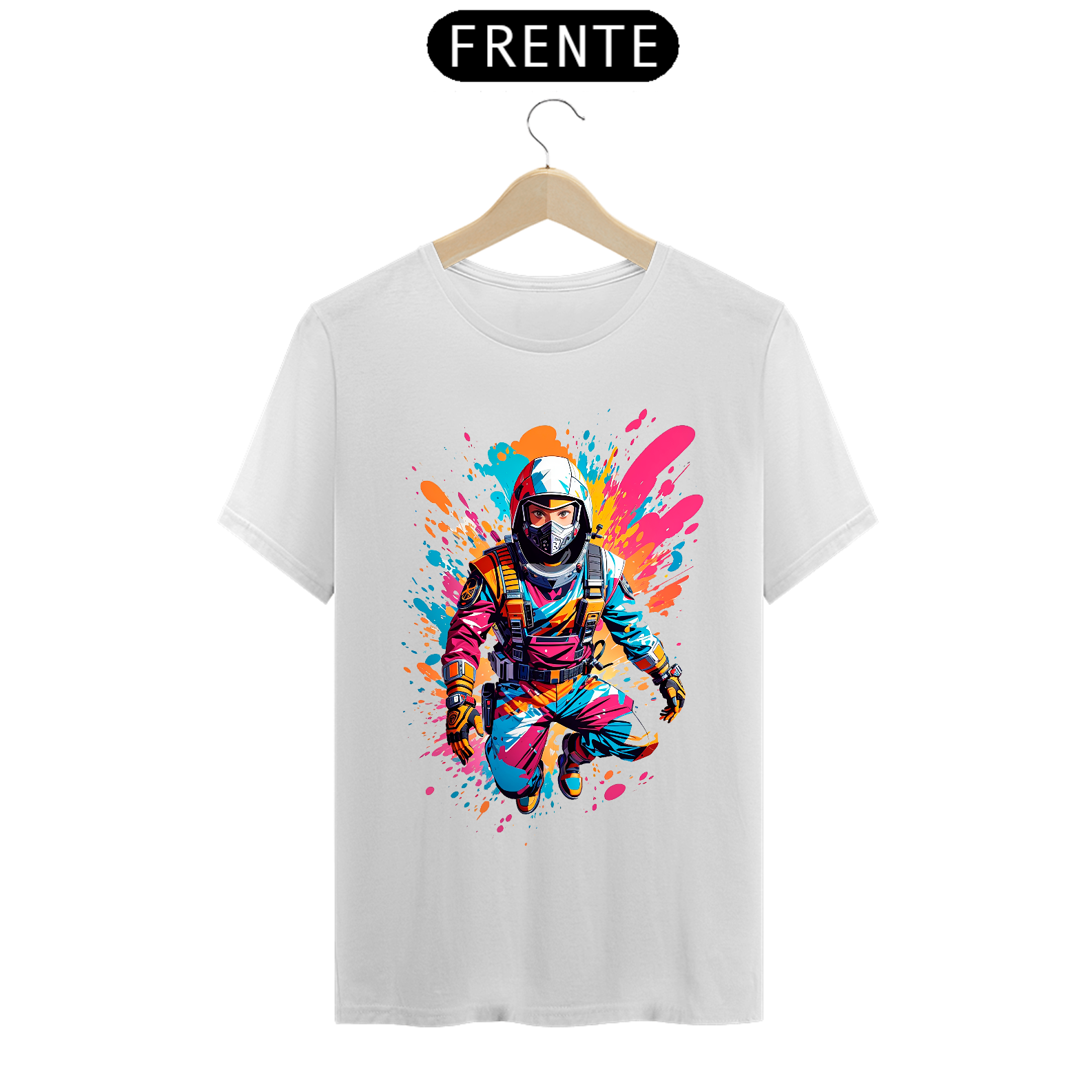 Nome do produto: 0000034 - T-Shirt Grafitti Art 013 Ninja