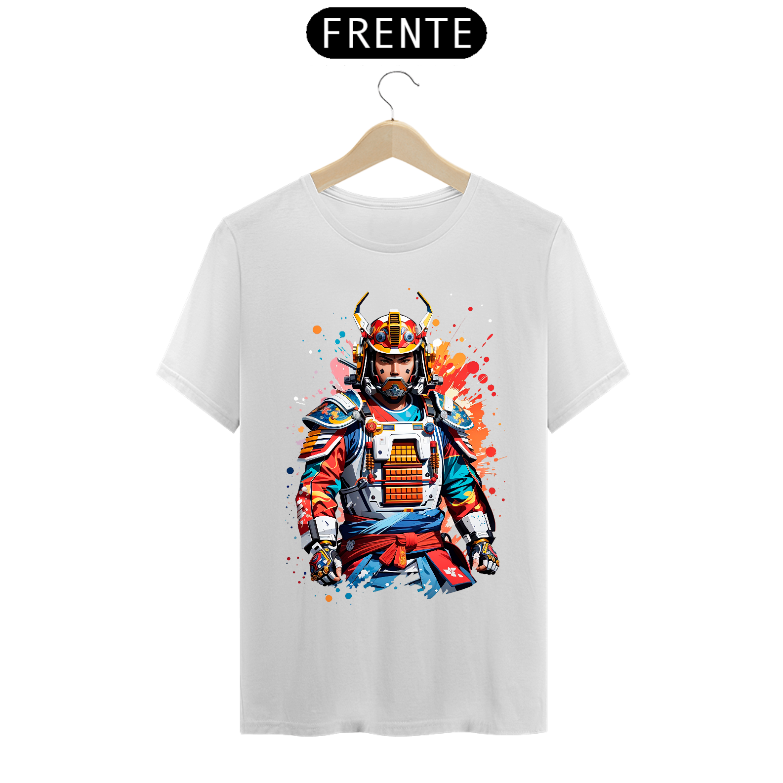 Nome do produto: 0000041 - T-Shirt Grafitti Art 020 Samurai
