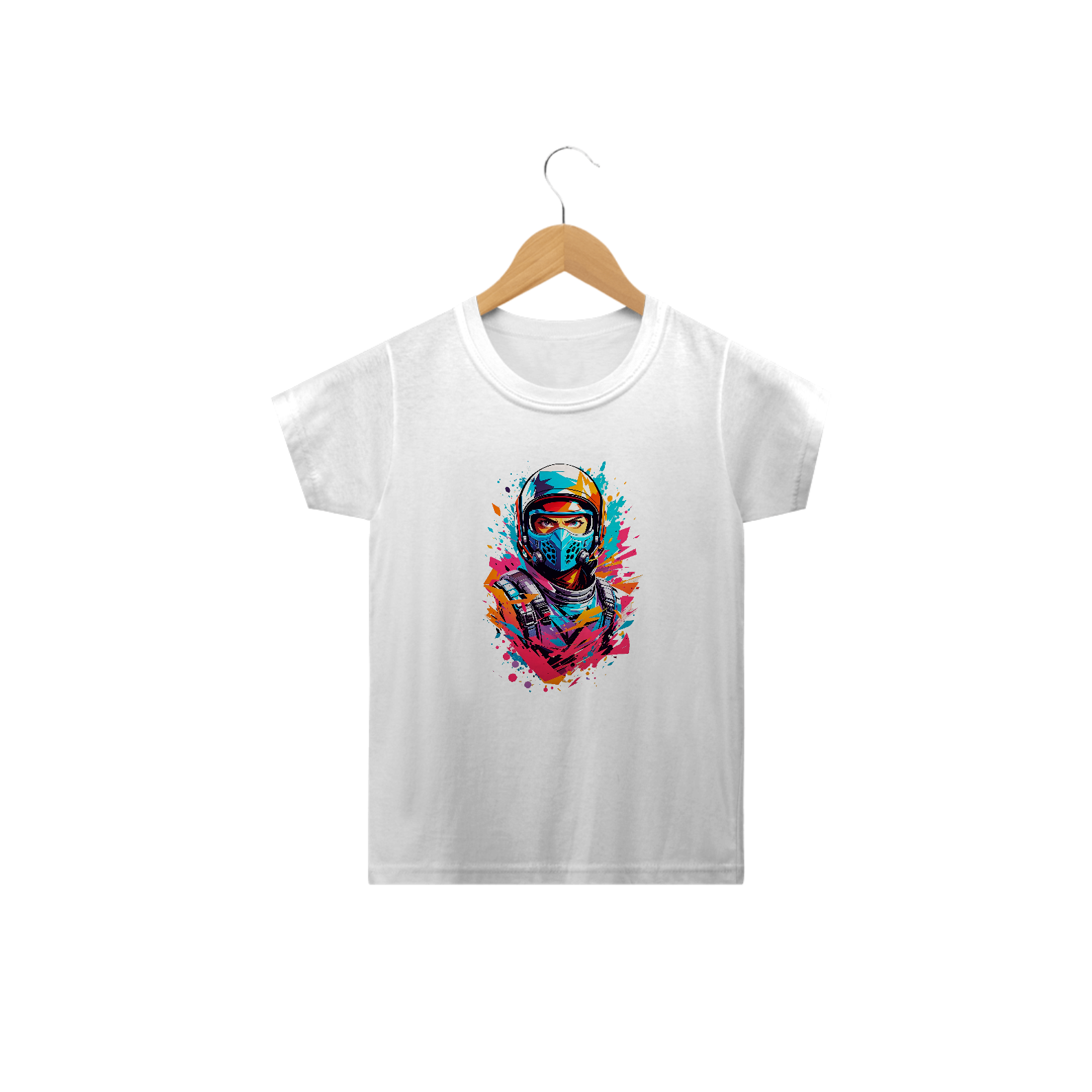 Nome do produto: 0000048 - T-Shirt Intantil Grafitti Art 006 Ninja