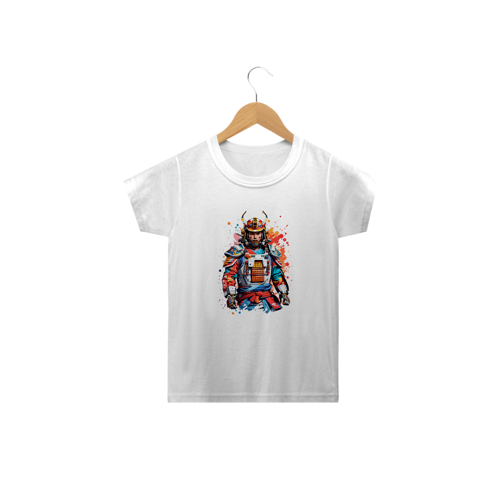 Nome do produto: 0000062 - T-Shirt Intantil Grafitti Art 020 Samurai