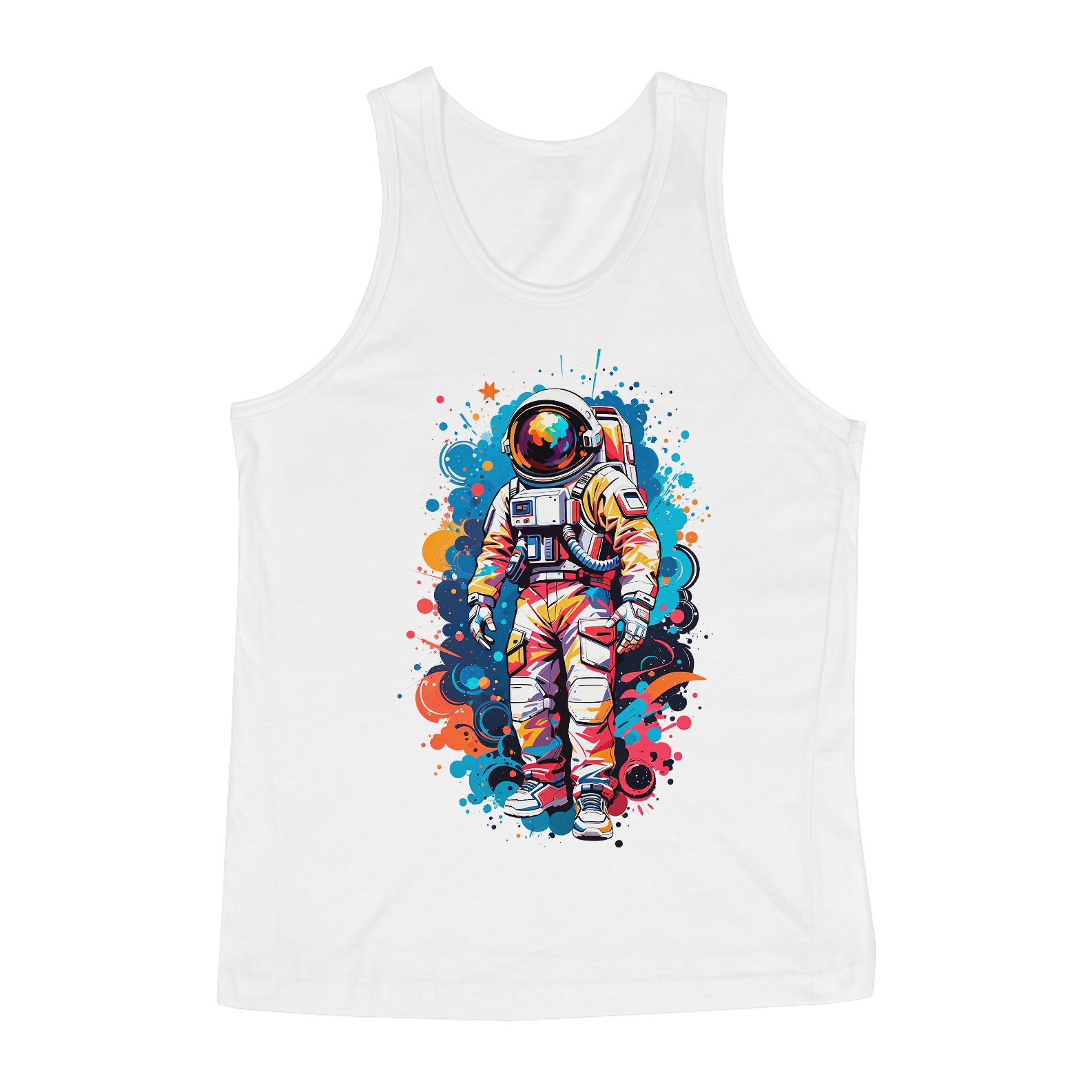 Nome do produto: 0000113 - Regata Grafitti Art 008 Astronauta