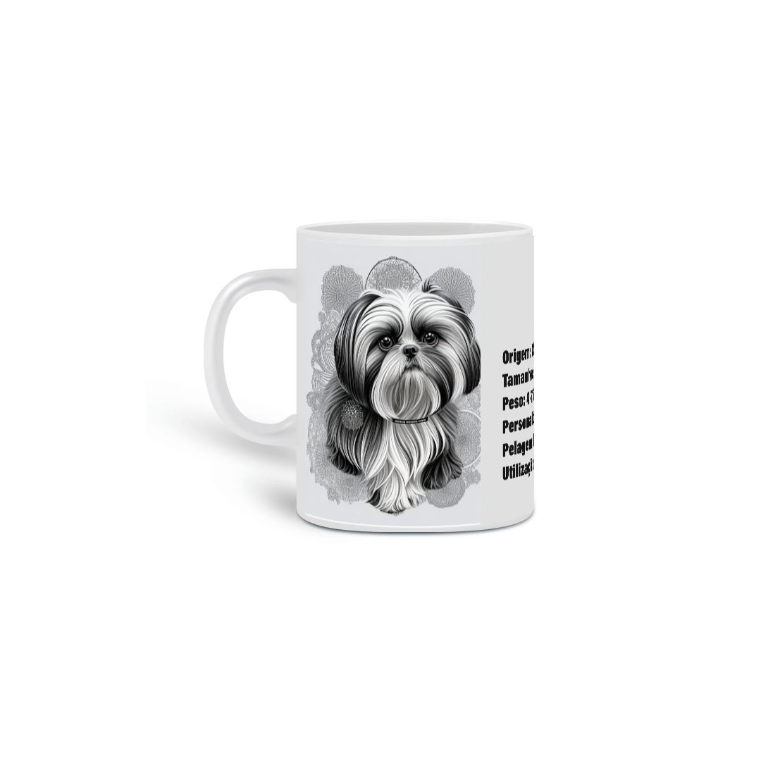 Nome do produto: 0000270 -  Caneca Pet Dog 016 Shih Tzu