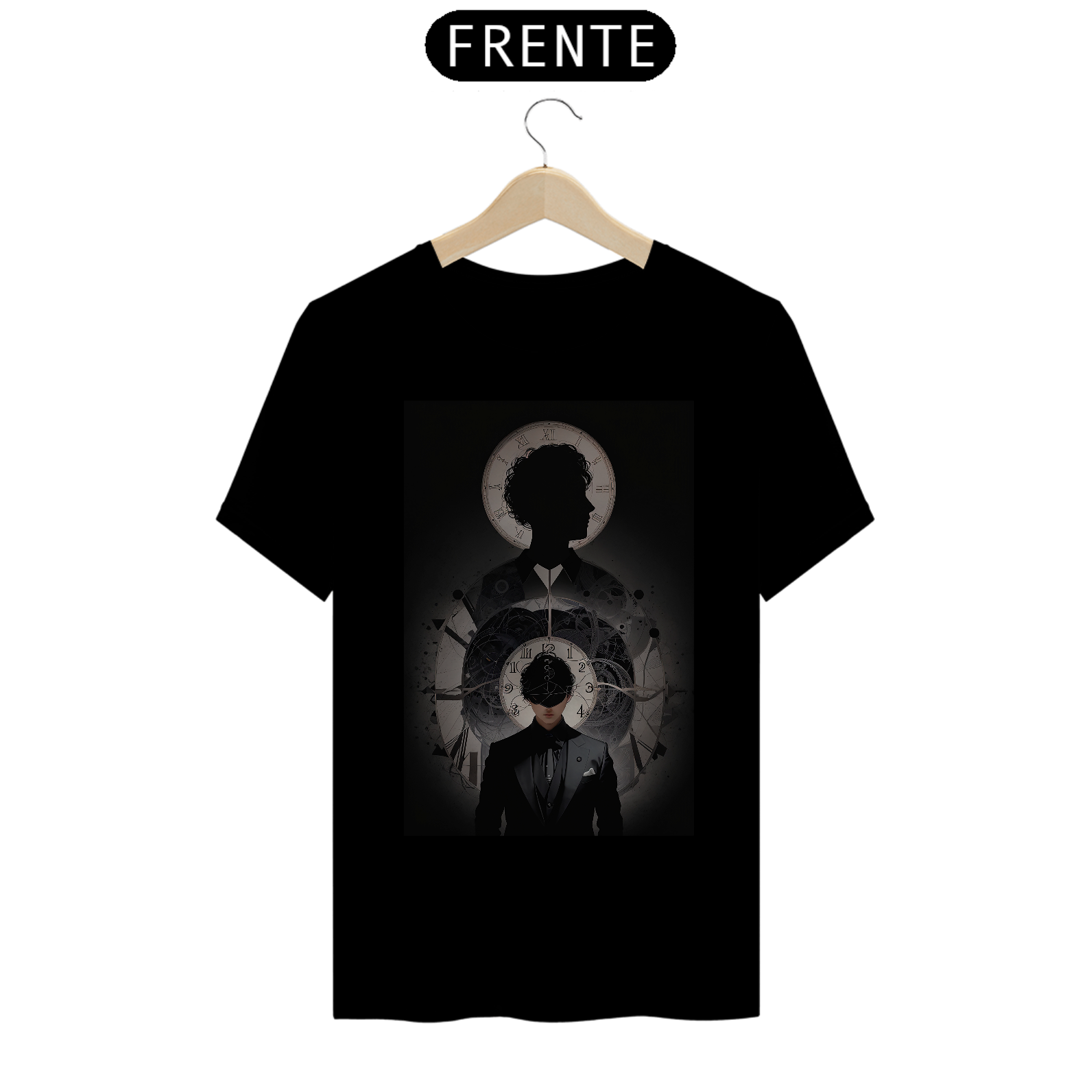 Nome do produto: 0000172 - T-Shirt Som, Mente, Tempo e Mistério 005
