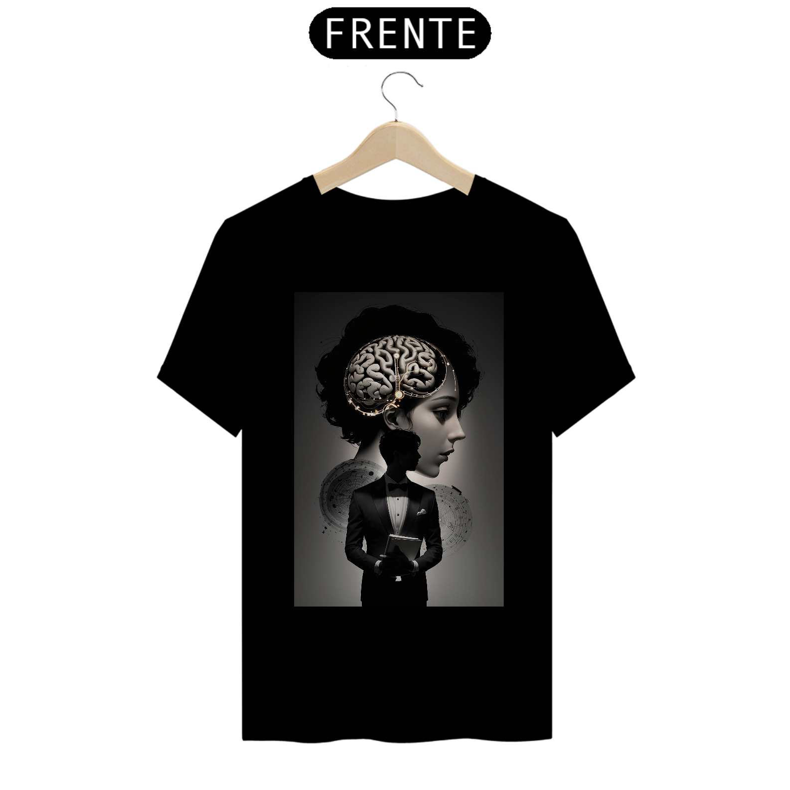 Nome do produto: 0000173 - T-Shirt Som, Mente, Tempo e Mistério 006